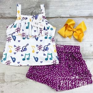 Pete & Lucy short set